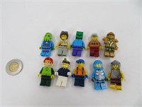 10 personnages LEGO