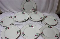 Set of 8 Chinese Salad Plates