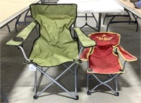 2 camping chairs