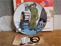Norman Rockwell "Can't Wait" Collector's Plate