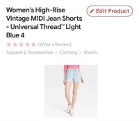 Universal Thread women's size 4 MSRP 22