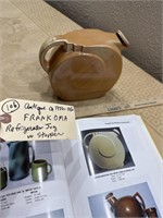 Frankoma pottery refrigerator jug w stopper c1940