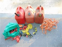 3- Fuel Cans/ Extension Cord Lot