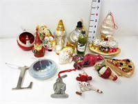Glass Ornaments - Various Shapes