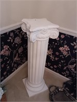 Roman column plant stand pedestal 36" tall.