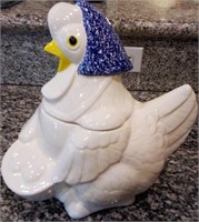 D - CERAMIC CHICKEN COOKIE JAR (K10)