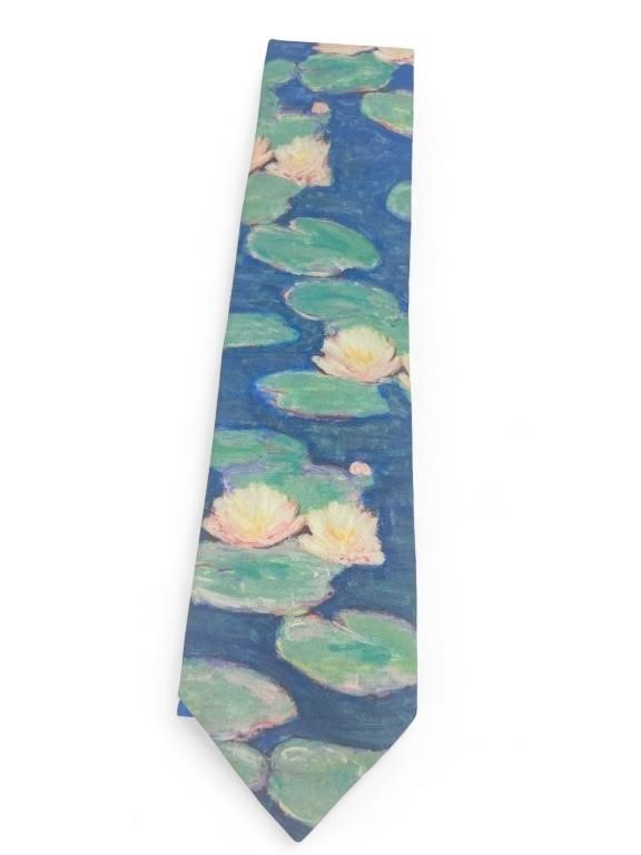 Vintage Claude Monet "Waterlillies" Tie