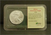 1998 Silver American Eagle in Case