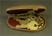 Vintage Calfskin Key Holder La Crosse, WIS