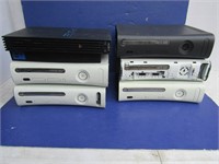 5 XBox 360's & 1 Playstation Game