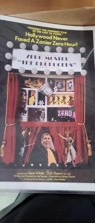 Zero Mostel The Producers Poster
