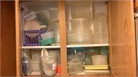 Cupboard Of Misc Tupperware & Food Storage