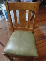 Solid Oak Side Chair