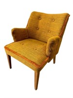 Mid-century upholstered armchair