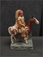Chief Illini Decanter #5, Chief on Horse