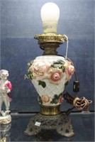 FLORAL DECORATED LAMP