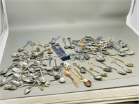 assorted collectors spoons - cities & countries