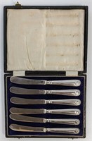 George Henry Biggins Butter Silver Knife Set