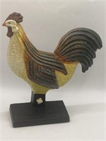 Cast Iron Rooster Door Stop