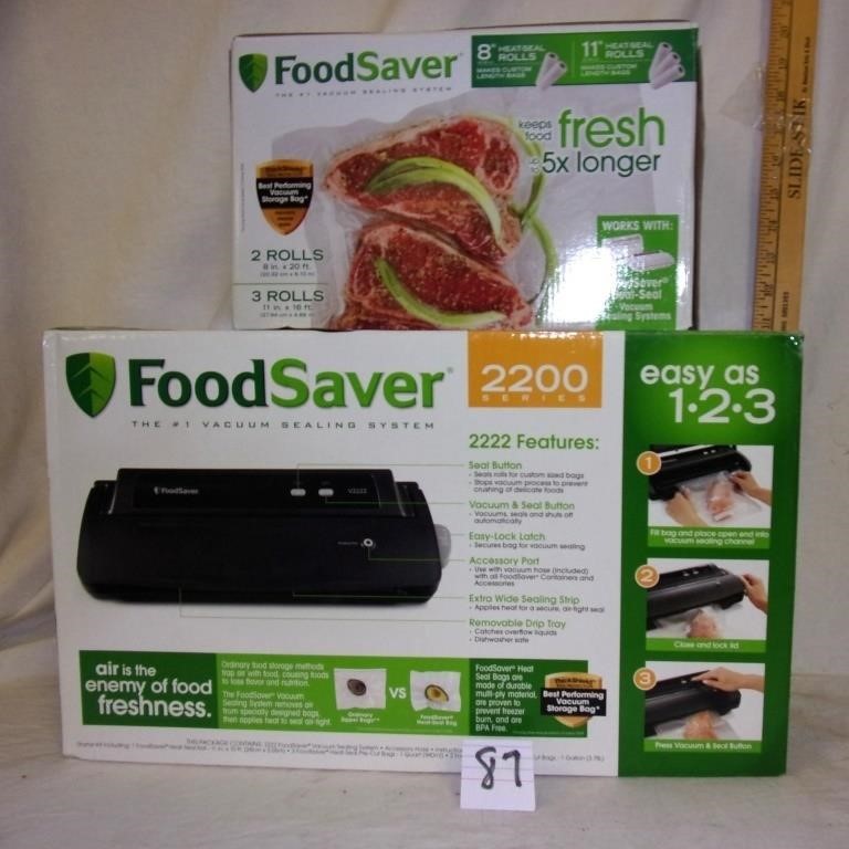 food saver w/bags