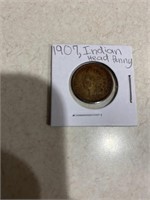 1907 Indian Head Penny