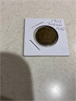 1907 Indian Head Penny