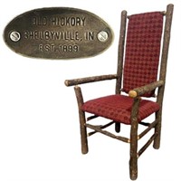 Old Hickory Highback Arm Chair