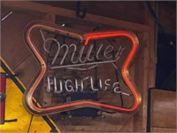 Miller High Life Sign (Partially Works. See Video)