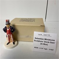 Sebastian Miniatures 'Uncle Sam' Figurine, w/box