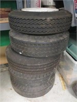 Madison P/U Only Lot of 5 Tires Wheels - As