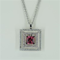 18kt White gold necklace