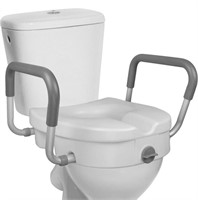 RMS RAISED TOILET SEAT 5 INCH ELEVATED RISER WITH