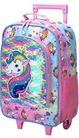 CUTE UNICORN ROLLING LUGGAGE BAG FOR CHILDREN