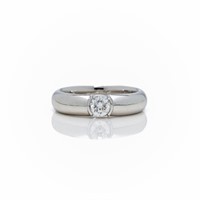 Tiffany & Co. Platinum VVS Diamond Engagement Ring