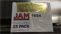 Jam Paper Envelopes 25 Pack