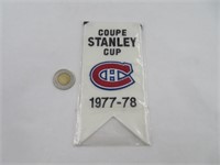 Bannière Coupe Stanley 1977-78 Centenaire,