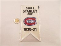 Bannière Coupe Stanley 1930-31 Centenaire,
