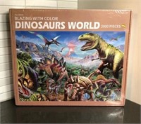 Sealed- Dinosaur-2000 piece puzzle