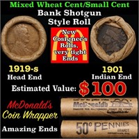 Small Cent Mixed Roll Orig Brandt McDonalds Wrappe