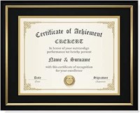 CREKERT Diploma Frame 11x14 Picture Frame Solid Wo