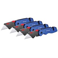 4-Pc Vaughan Folding Utility Knife Set