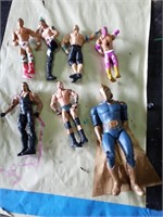 VINTAGE LOT DEAL OF 7 WRESTLERS