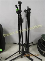 GROUP OF 5 USED MIC STANDS