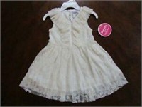 $24 Size 4T Nanette Kids Ivory Lace Dress