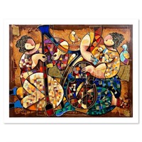 Dorit Levi, "Duet" Limited Edition Serigraph, Hand