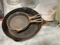 (3) Wagner Ware Frying Pans