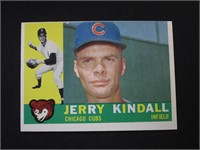 1960 TOPPS #444 JERRY KINDALL CHICAGO CUBS