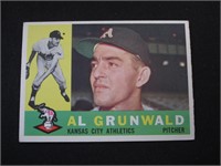 1960 TOPPS #427 AL GRUNWALD ATHLETICS