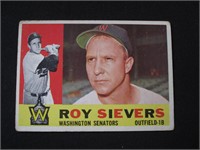 1960 TOPPS #25 ROY SIEVERS SENATORS