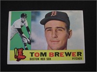 1960 TOPPS #439 TOM BREWER RED SOX